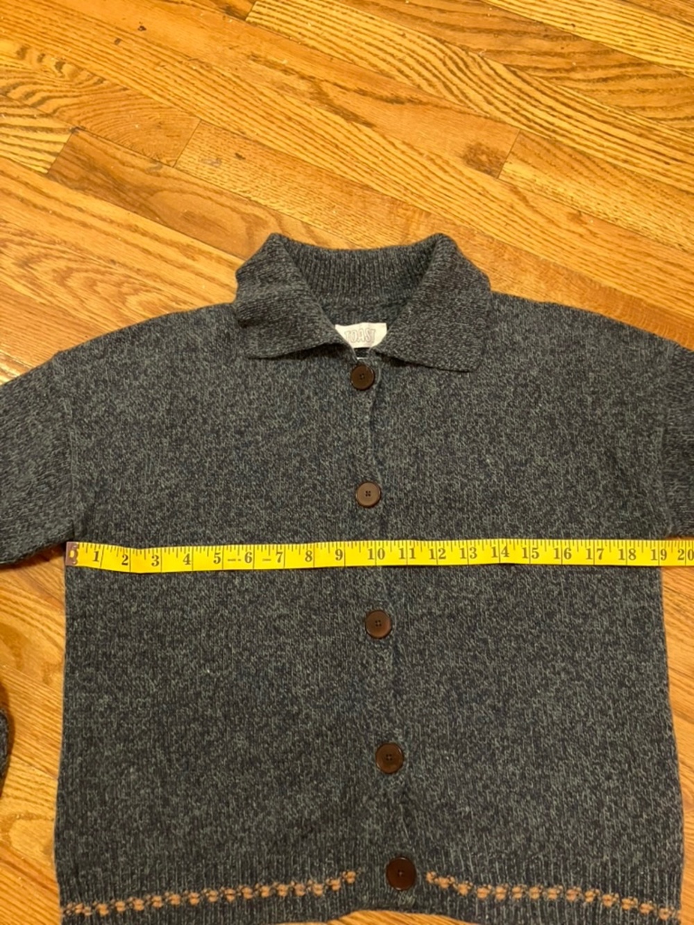 Toast wool cotton cardigan - Picture 4 of 5